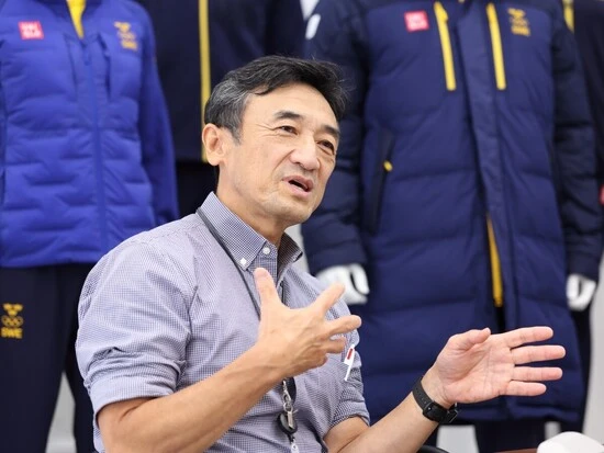 契約秘話やユニクロの思いを熱く語る勝田氏　photo by Takahashi Manabu