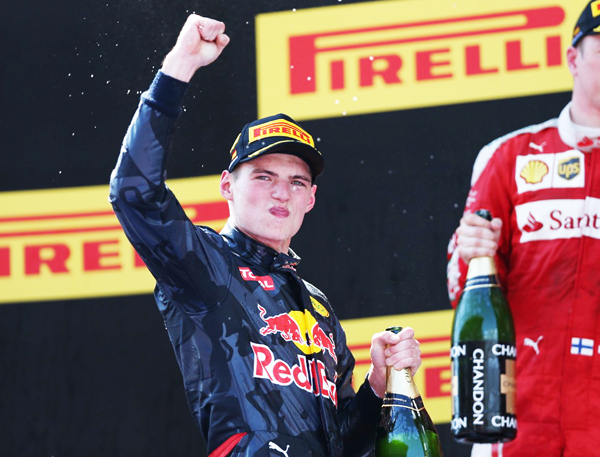 F1史上最年少ウィナーとなったマックス・フェルスタッペン記事を読む＞F1最年少優勝を自ら引き寄せたフェルスタッペン「18歳の冷静力」