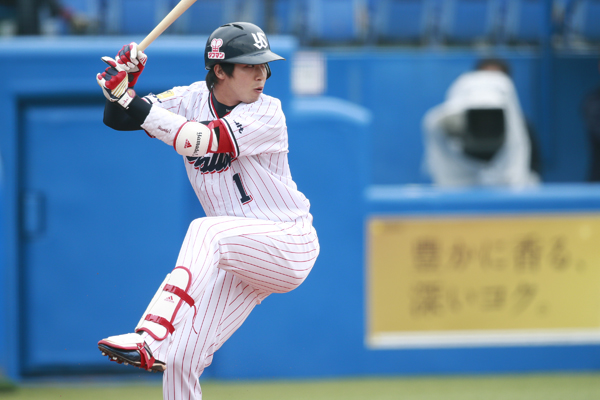 今季もここまでリーグトップタイの16本塁打を放っている山田哲人記事を読む＞セの外国人スラッガーに聞く「なぜ山田哲人は本塁打を打てるのか？」photo by Koike Yoshihiro
