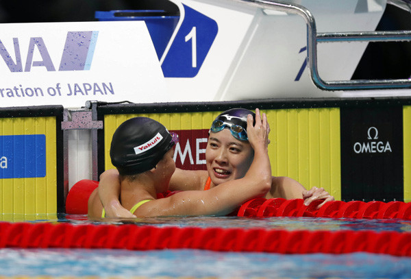 得意の400ｍ個人メドレーで４位という結果に悔しさを滲ませた大橋悠依記事を読む＞泳ぎは大健闘も…。「世界の大砲２発」に沈んだ日本のメドレーリレーphoto by Fujita Takao