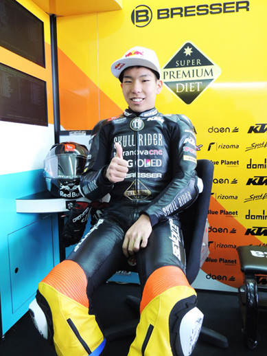 Moto3に初参戦する真崎一輝photo by Nishimura Akira記事を読む＞Moto2＆3を走る日本人ライダー５人。注目は2000年生まれ