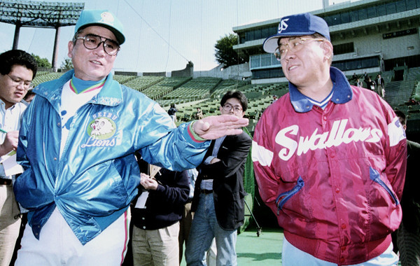 「名将対決」が注目された1992年、1993年の日本シリーズphoto by Kyodo News記事を読む＞「史上最高の日本シリーズ」は森祇晶と野村克也の「不動」の戦いだった