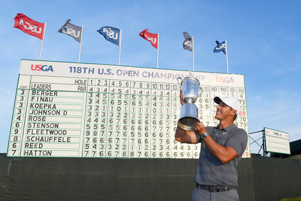 全米オープンはブルックス・ケプカが連覇を遂げたphoto by PGA TOUR記事を読む＞優勝１オーバー。全米オープン「厳しすぎるセッティング」は是か非か