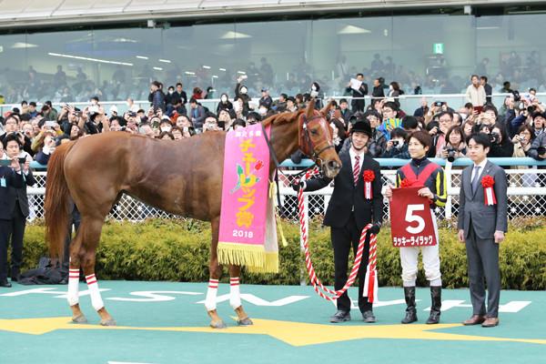 牝馬クラシックの「主役」と目されているラッキーライラックphoto by Eiichi Yamane/AFLO記事を読む＞アンカツ氏が自信ありげ。桜花賞、オークスを占う「３歳牝馬番付」