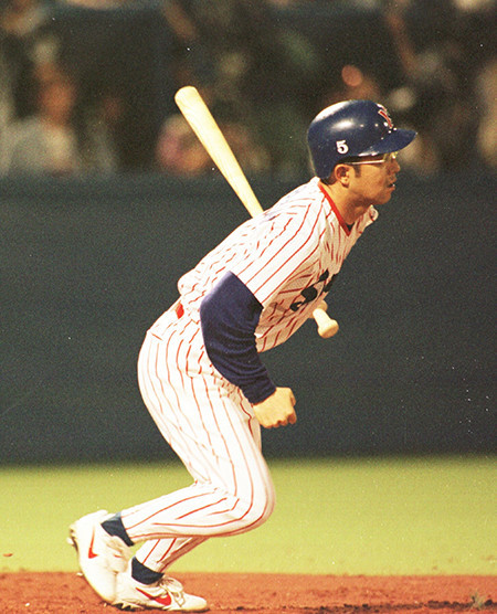 1992年、1993年の日本シリーズには控えとして出場した土橋photo by Sankei Visual記事を読む＞野村克也の教えに「うわ、すげぇ」。土橋勝征はID野球を素直に吸収した