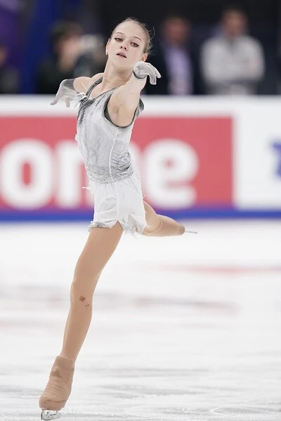 アレクサンドラ・トゥルソワ2004年生まれ。18年、女子選手初の4回転トゥループに成功。photo by Noto Sunao(a presto)