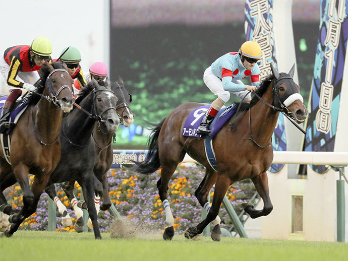 天皇賞・秋を制して、JRA史上最多となる芝ＧＩ８勝をマークしたアーモンドアイphoto by Kyodo News記事を読む＞アーモンドアイが偉業を達成。見たいのは無敗の三冠馬たちとの対決だ