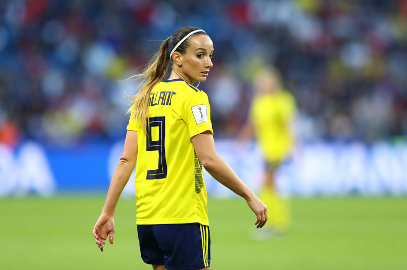 コソヴァレ・アスラニ／スウェーデン（1989年７月29日生まれ）FWphoto by Getty Images記事を読む＞東京五輪での美しい輝きに期待！　華麗なる女子サッカープレーヤー８人