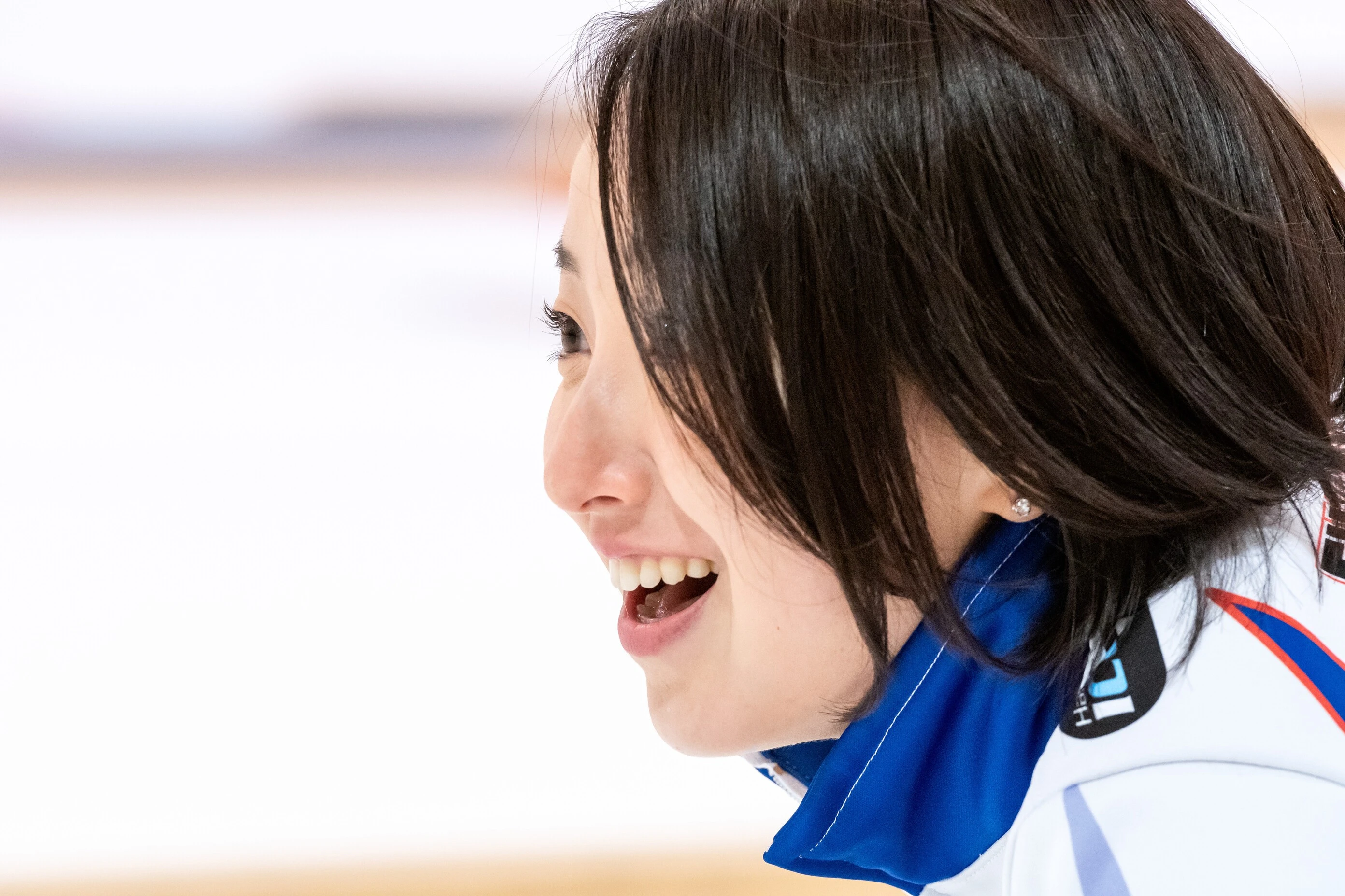 ロコ・ソラーレのスキップを務める藤澤五月photo by Fujimaki Goh 記事を読む>藤澤五月が伝えたかった「もぐもぐタイム」の先。自身の結婚観も語った