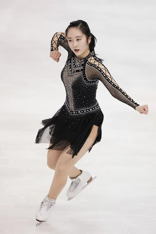 東京選手権SP演技の本田望結photo by Noto Sunao(a presto)