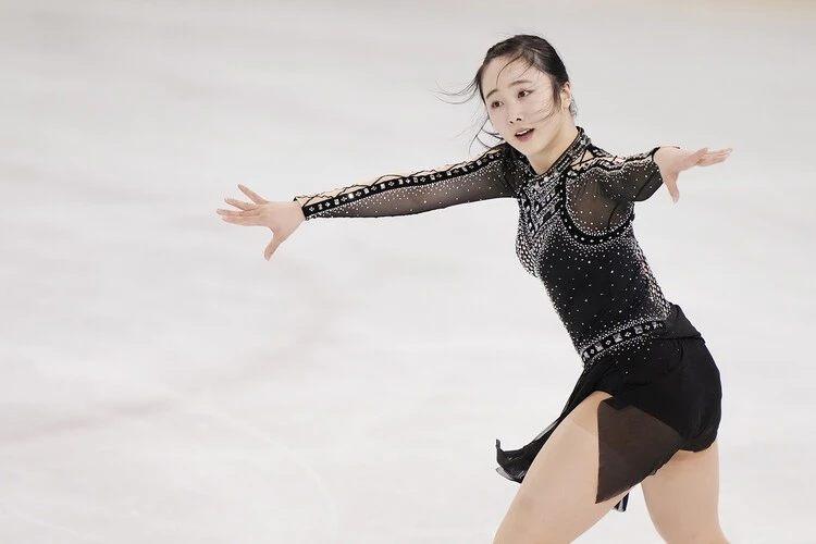 東京選手権SP演技の本田望結photo by Noto Sunao(a presto)