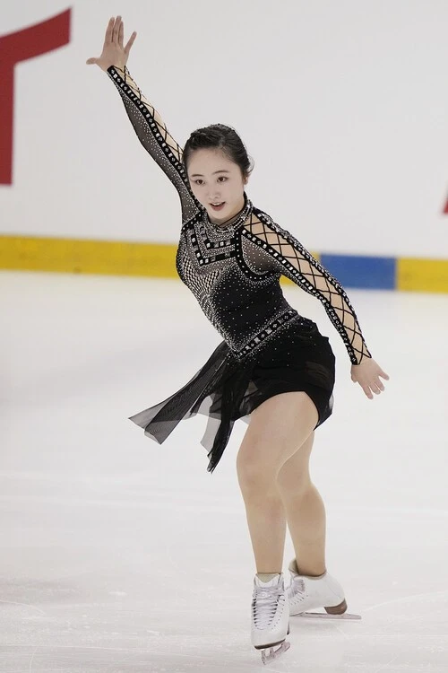 東京選手権SP演技の本田望結photo by Noto Sunao(a presto)