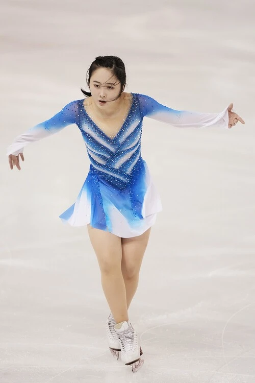 東京選手権フリー演技の本田望結photo by Noto Sunao(a presto)