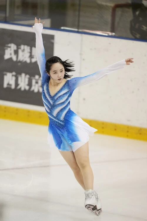 東京選手権フリー演技の本田望結photo by Noto Sunao(a presto)