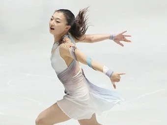 NHK杯女子シングルを制した坂本花織photo by Noto Sunao(a presto)