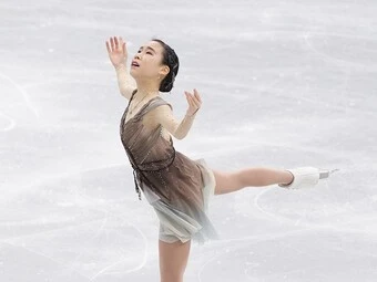 全日本フィギュアSPの三原舞依photo by Noto Sunao(a presto)