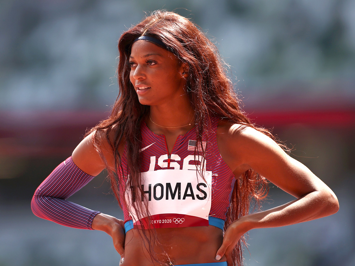 ◆ガブリエル・トーマス／アメリカ（24歳）女子陸上　200ｍ　銅メダルphoto by Getty Images　10人はどんな選手？＞＞