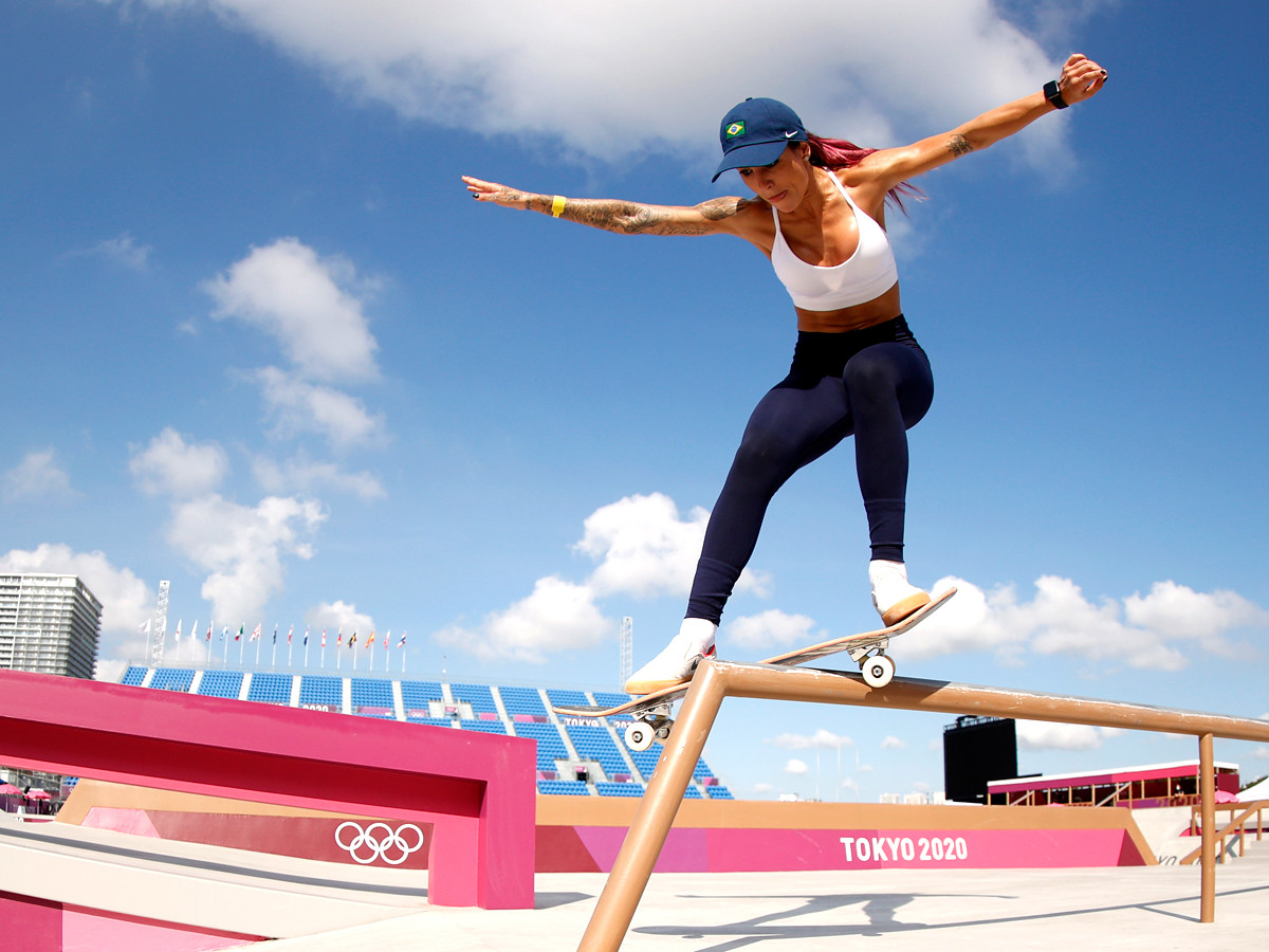 ◆レチシア・ブフォニ／ブラジル（28歳）女子スケートボード　ストリートphoto by Getty Images　10人はどんな選手？＞＞