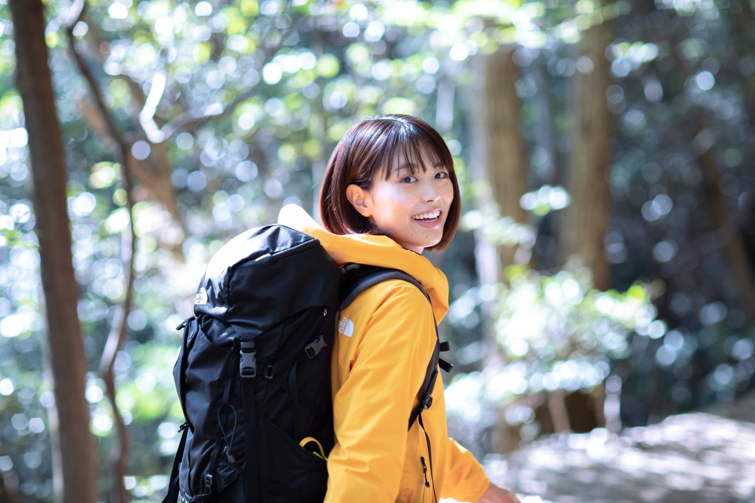 YouTubeチャンネル『かほの登山日記』で登山情報を発信しているかほさんphoto by Kato Shotaro