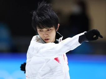 羽生結弦・北京五輪現地初練習フォトギャラリー(15枚)