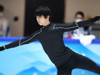羽生結弦・北京五輪現地初練習フォトギャラリー(15枚)