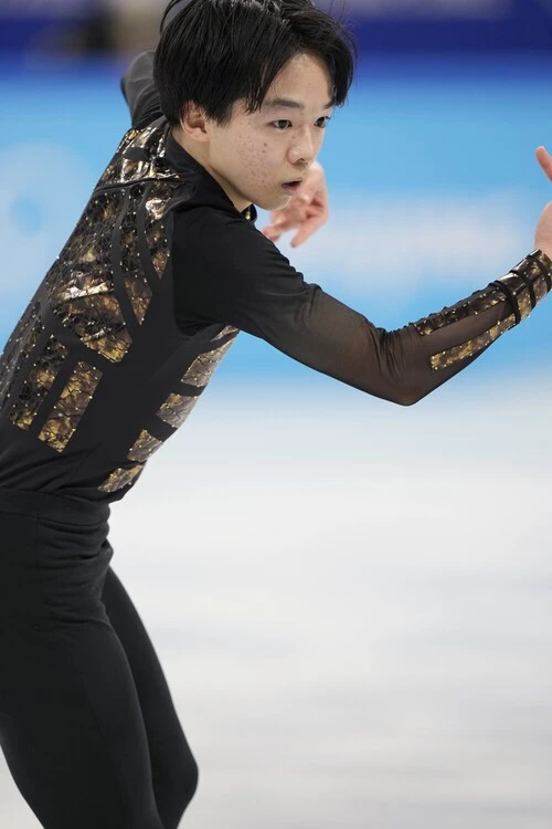 男子フリー、鍵山優真photo by Noto Sunao/JMPA