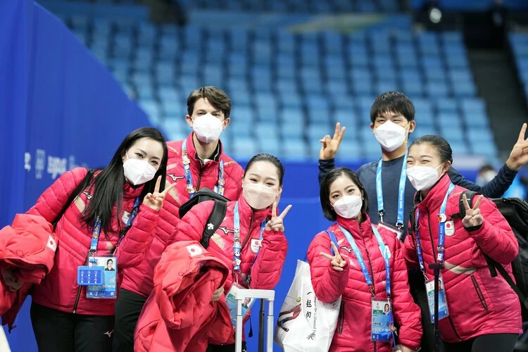 団体戦に出場した日本チームのメンバーたちphoto by Noto Sunao/JMPA