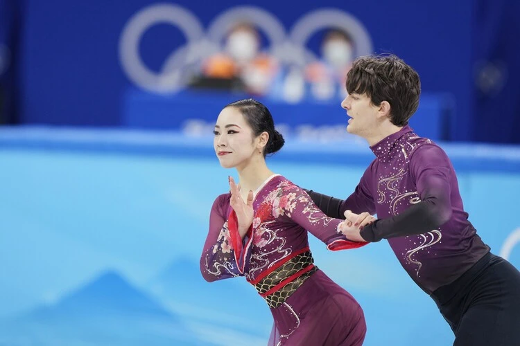 アイスダンスフリーダンス、小松原美里・小松原尊組photo by Noto Sunao/JMPA