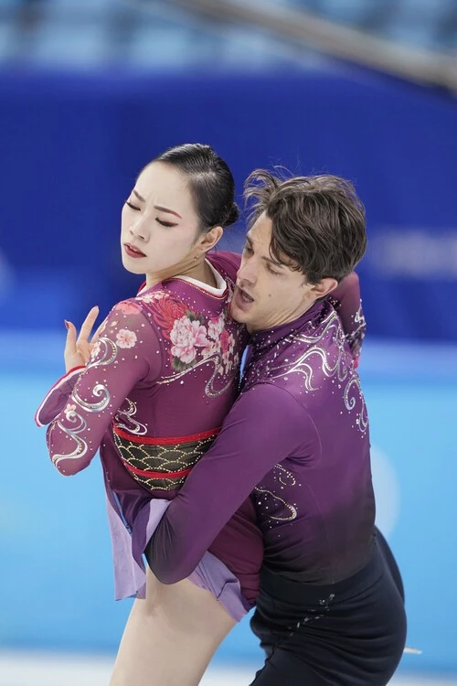 アイスダンスフリーダンス、小松原美里・小松原尊組photo by Noto Sunao/JMPA