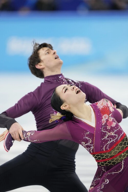 アイスダンスフリーダンス、小松原美里・小松原尊組photo by Noto Sunao/JMPA
