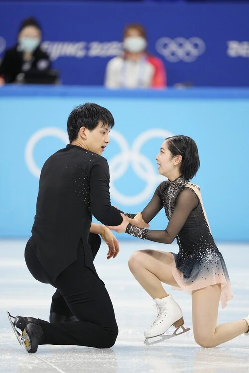 ペアフリー、三浦璃来・木原龍一組photo by Noto Sunao/JMPA