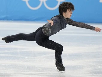 2月8日、SPの宇野昌磨photo by Noto Sunao/JMPA