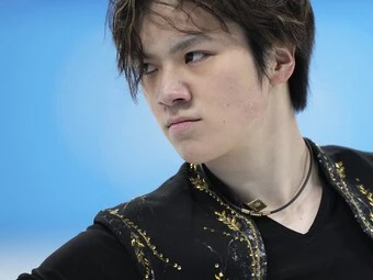 2月10日、フリーに臨む宇野昌磨photo by Noto Sunao/JMPA