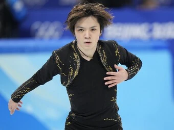 2月10日、フリーに臨む宇野昌磨photo by Noto Sunao/JMPA