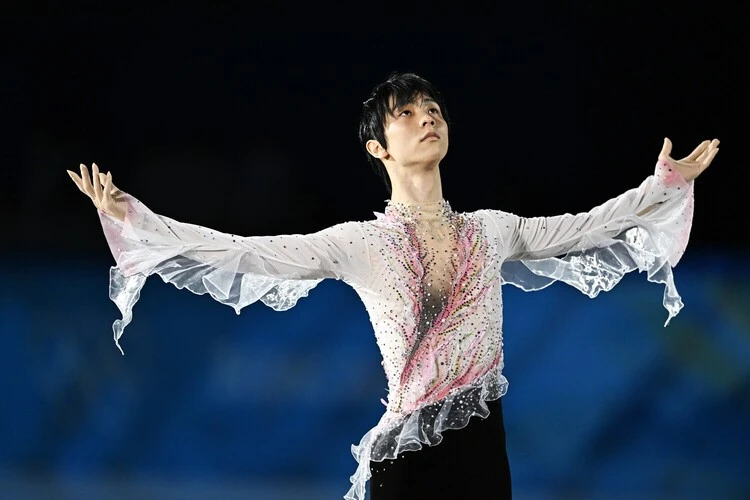 2月20日、エキシビションに出演した羽生結弦SP写真はこちら>> フリー写真はこちら>>photo by Noto Sunao/JMPA