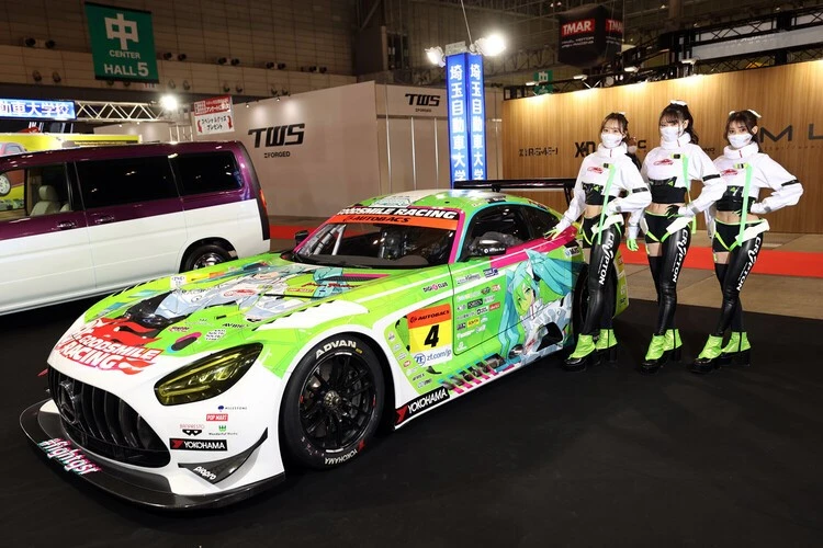 2022シーズンのグッドスマイルレーシング(GSR)のマシンphoto by Orihara Hiroyuki記事「スーパーGTとデザイン」はこちら>>