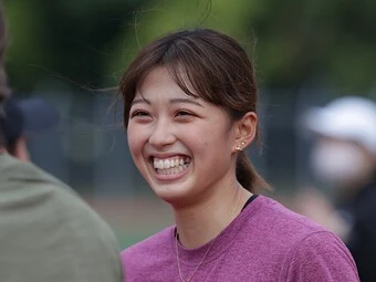 青山華依(甲南大)インタビュー&練習風景カット(17枚)