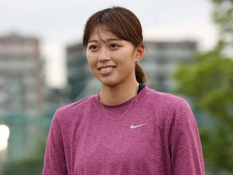 青山華依(甲南大)インタビュー&練習風景カット(17枚)