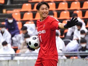 昌平のGK上林真斗 photo by Tsuchiya Masashi