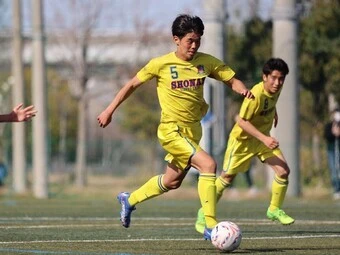 立正大淞南のDF坂井悠飛 photo by Morita Masayoshi