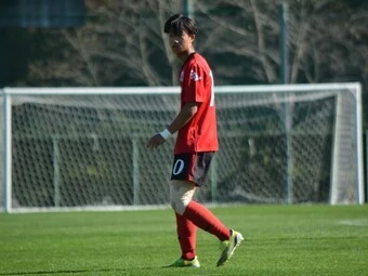 帝京大可児のFW永井斗梧 photo by Matuso Yuki