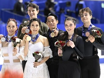 宇野昌磨、村元哉中・髙橋大輔、坂本花織、紀平梨花、本田真凜、島田麻央...全日本フィギュア2022フォトギャラリー