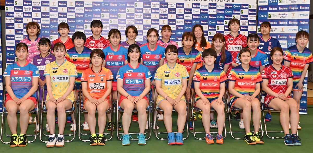 Tリーグの女子選手たち　photo by Kishiku Toraoインタビューはこちら＞＞