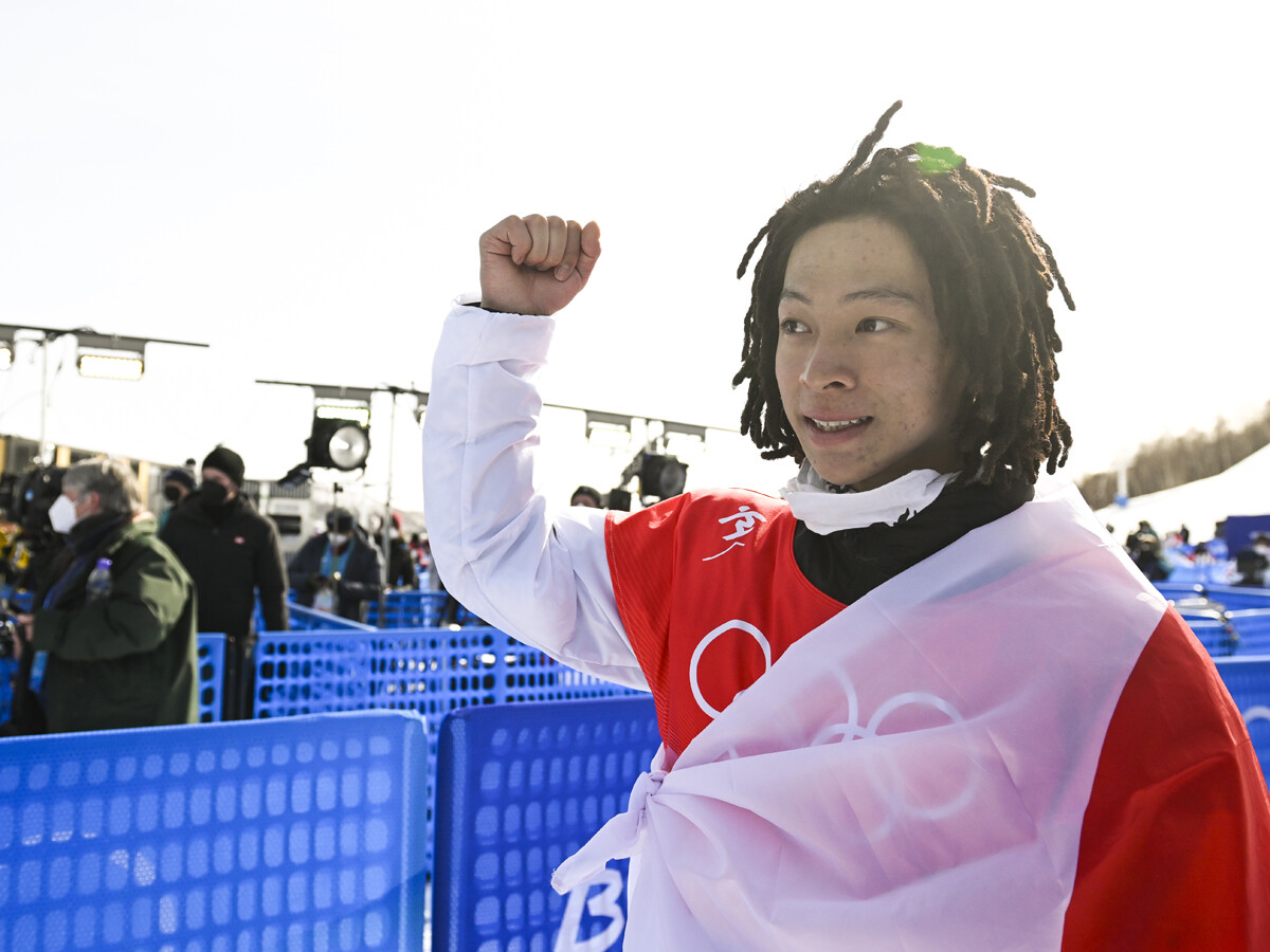 北京五輪で金メダルを獲得した平野歩夢photo by JMPA