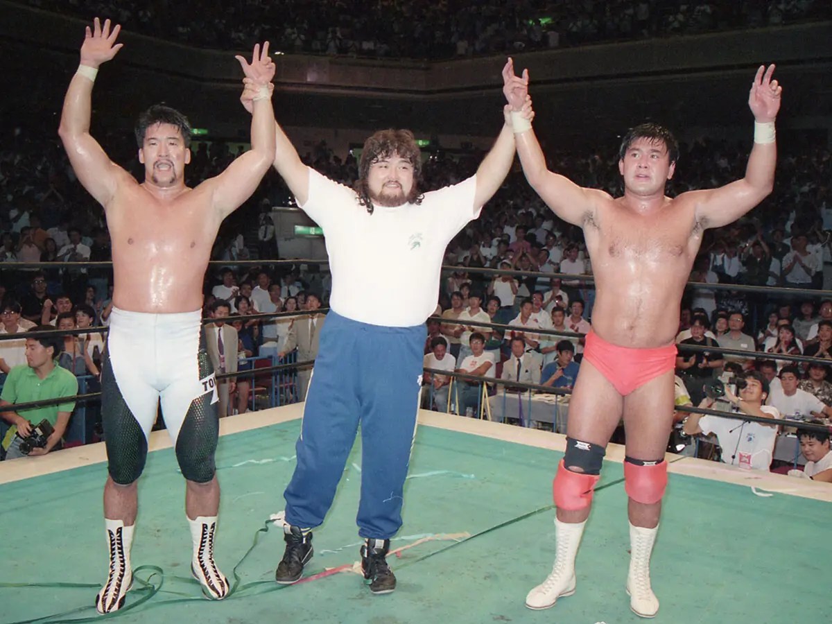 【連載15】1991年8月11日@両国国技館　第1回G1クライマックス　蝶野正洋vs武藤敬司 　photo by 山内猛
