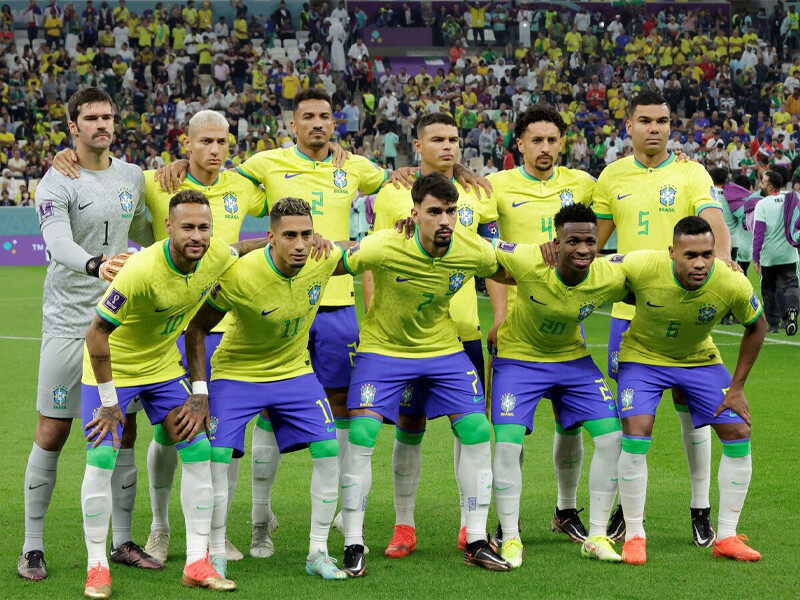 登録メンバーの約６割が欧州トップ10クラブでプレーしているブラジルサッカー日本代表とカタールＷ杯ベスト８チームとの差は歴然。欧州トップ10クラブでプレーしている各国選手の人数を調べてみた＞＞　　photo by Fujita Masato