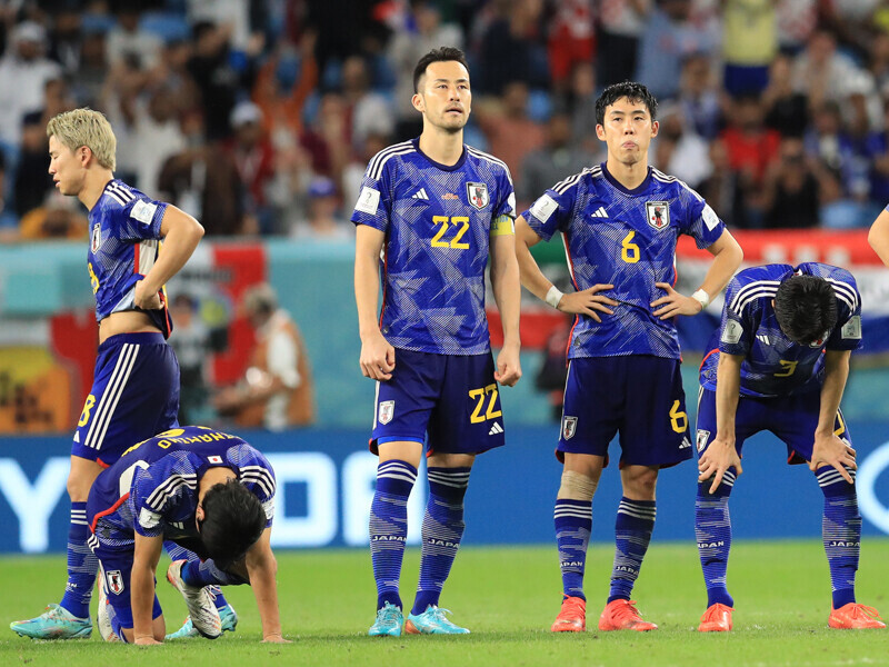 延長、PK戦の末にクロアチアに敗れた日本代表日本代表の後方に人が余っていたクロアチア戦。森保監督はカタールＷ杯でどんなサッカーがしたかったのか＞＞　　photo by JMPA