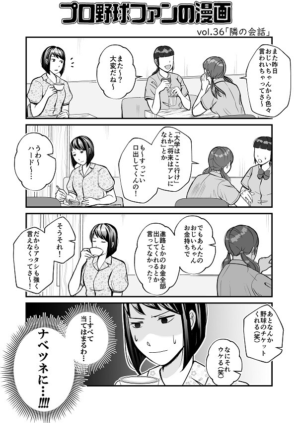 プロ野球ファンの漫画　読売ジャイアンツ編