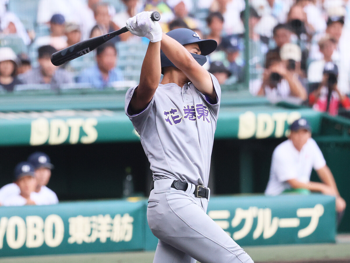 花巻東／藤原凛人高校野球 2024年夏の甲⼦園「白球永劫」 ＞＞　　photo by Ohtomo Yoshiyuki