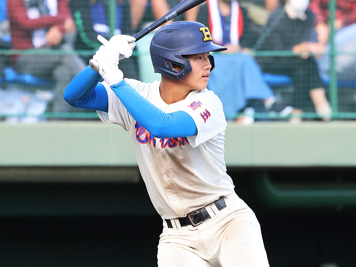 花咲徳栄／石塚裕惺高校野球 2024年夏の甲⼦園「白球永劫」 ＞＞　　photo by Ohtomo Yoshiyuki